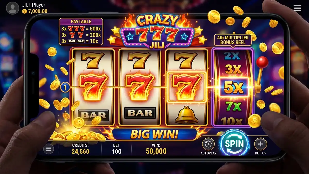 Crazy 777 JILI slot game on LoveJili