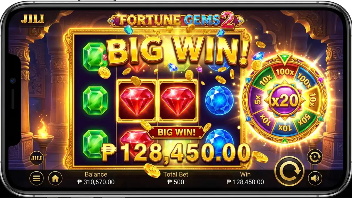 Fortune Gems 2 slot machine on LoveJili